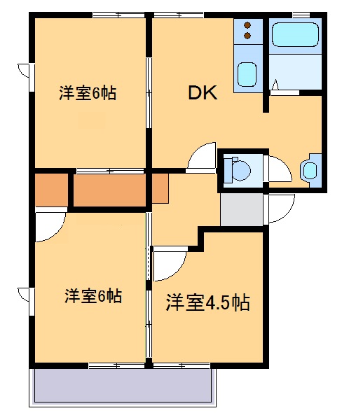 エスポワール Cの間取り