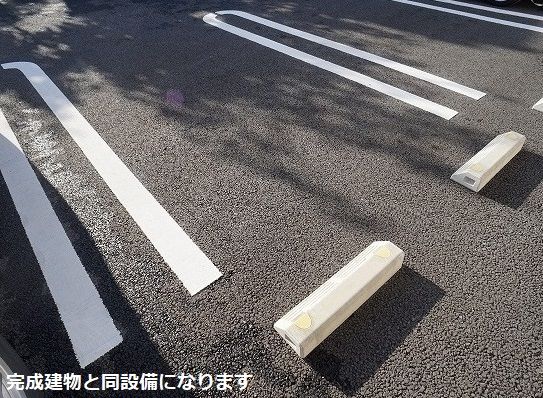 【敦賀市堂のアパートの駐車場】