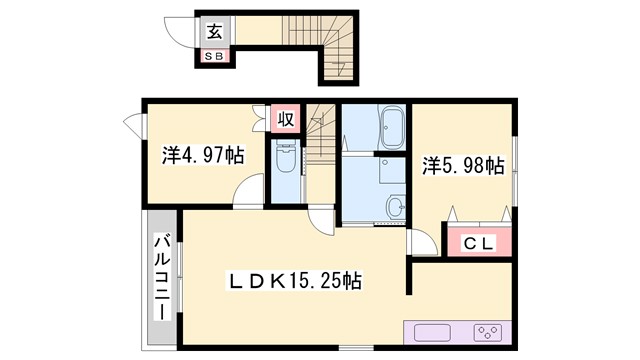 プレミールcocoの間取り