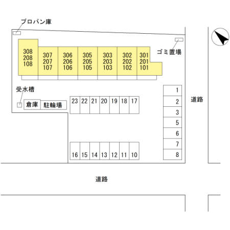 【Ｄ-ｒｏｏｍＢｕｓｉｎｅｓｓ花垣303の駐車場】