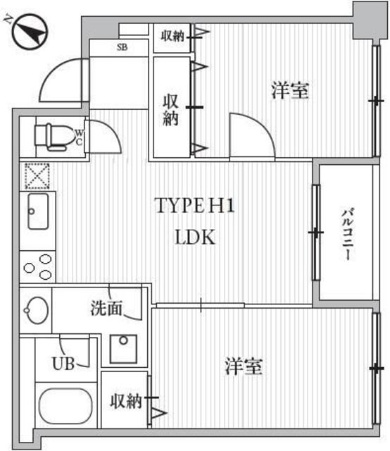 Ts garden多摩センターの間取り