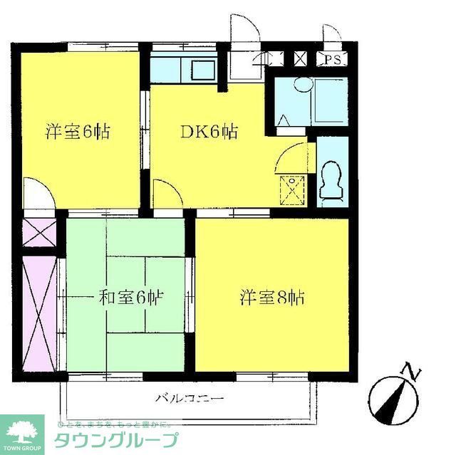 レジェンド末広・Ａ棟の間取り