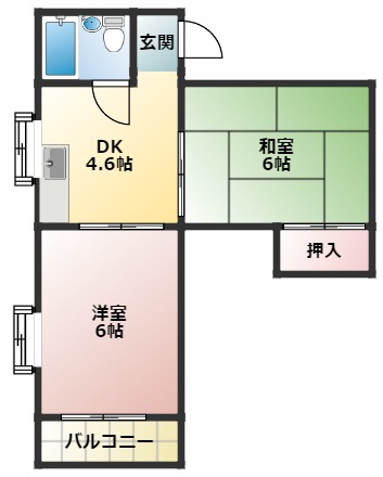 リアライズ平野西の間取り