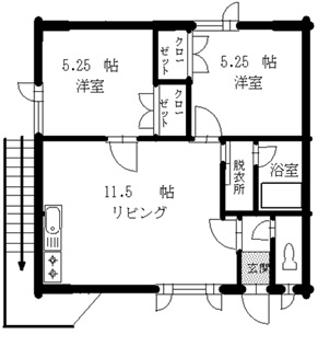 コーポ藤IIIの間取り