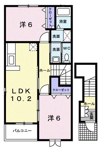 Ｎｏｕｒｉｓｈ　Ｔ＆Ｋの間取り