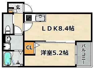 Ｔ．Ａ御崎町１丁目の間取り