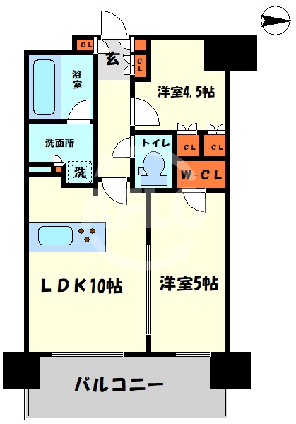 SK RESIDENCEの間取り