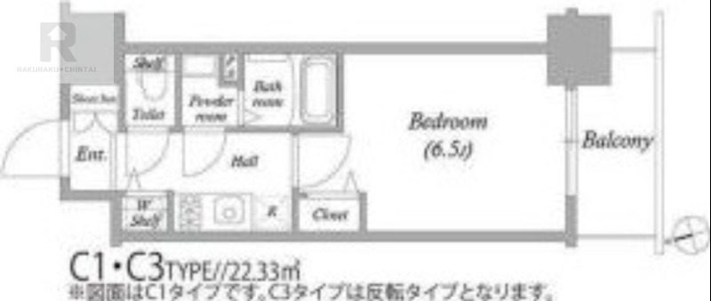 アドバンス大阪バレンシアの間取り