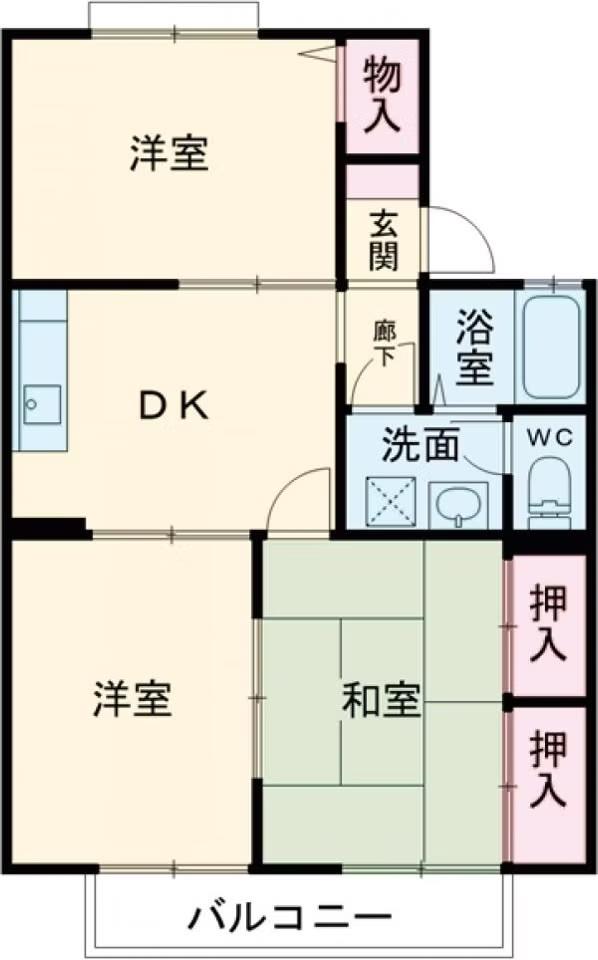 グランディール島田の間取り