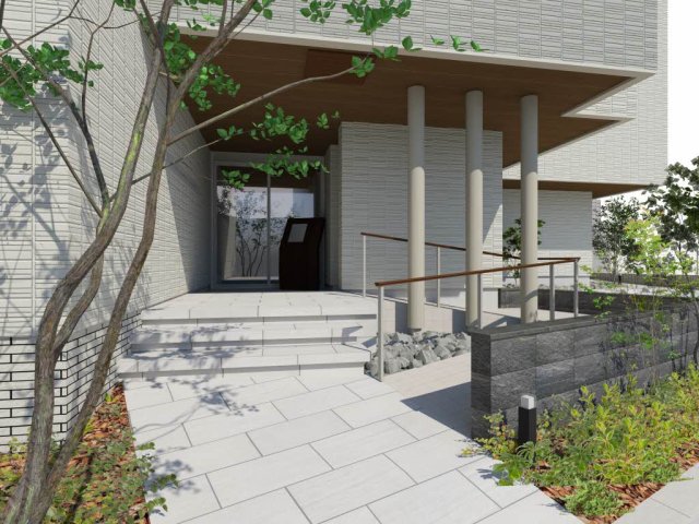 エントランス　完成パース