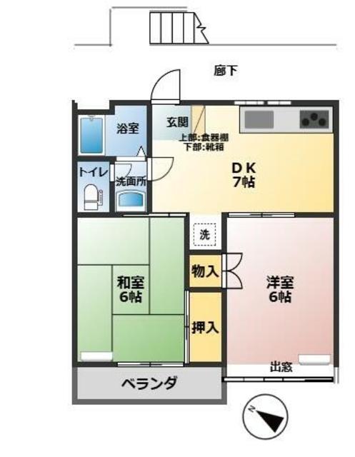 ホワイトレジデンスの間取り