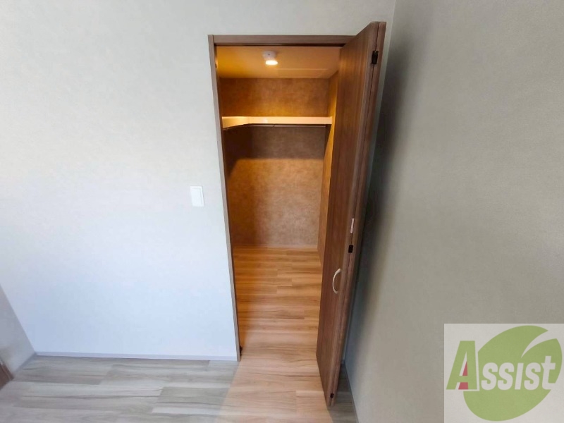 収納　洋室にはクローゼットがあるのですっきり片付きそうです。