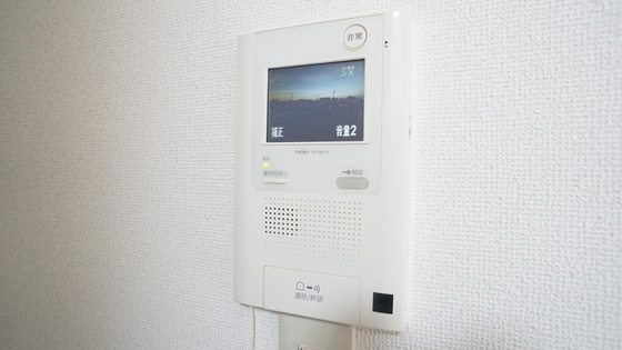 セキュリティ　モニター付きインターホン