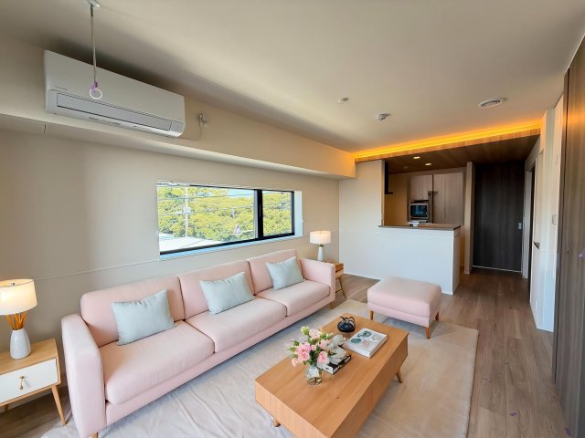 居室・リビング　★12.8帖のリビングダイニングキッチン★