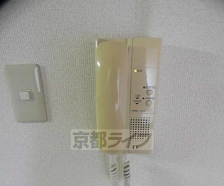 セキュリティ　モニターフォンつきで安心です。