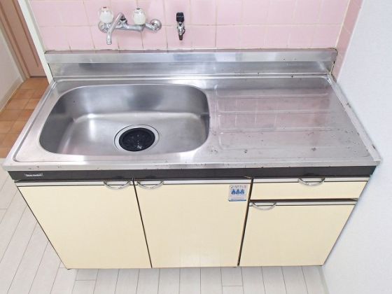 キッチン　ガスコンロ設置可能