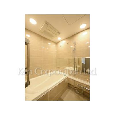 バス・シャワールーム　同タイプ2階のお部屋を撮影。仕様が異なることがあります。