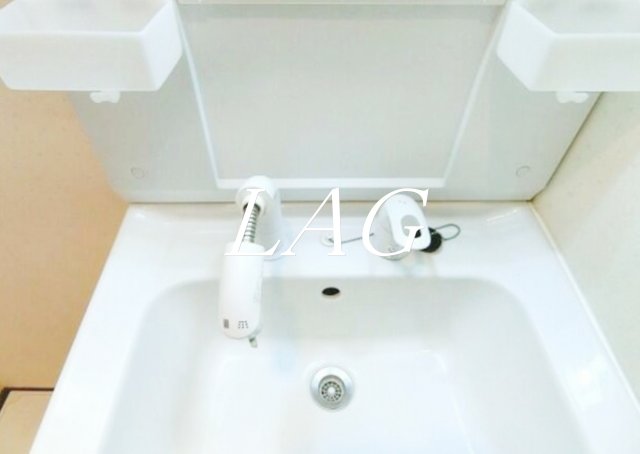 洗面設備　洗面台です。