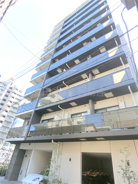 建物外観　2022年11月築　RC鉄筋コンクリート造地上11階建て1K