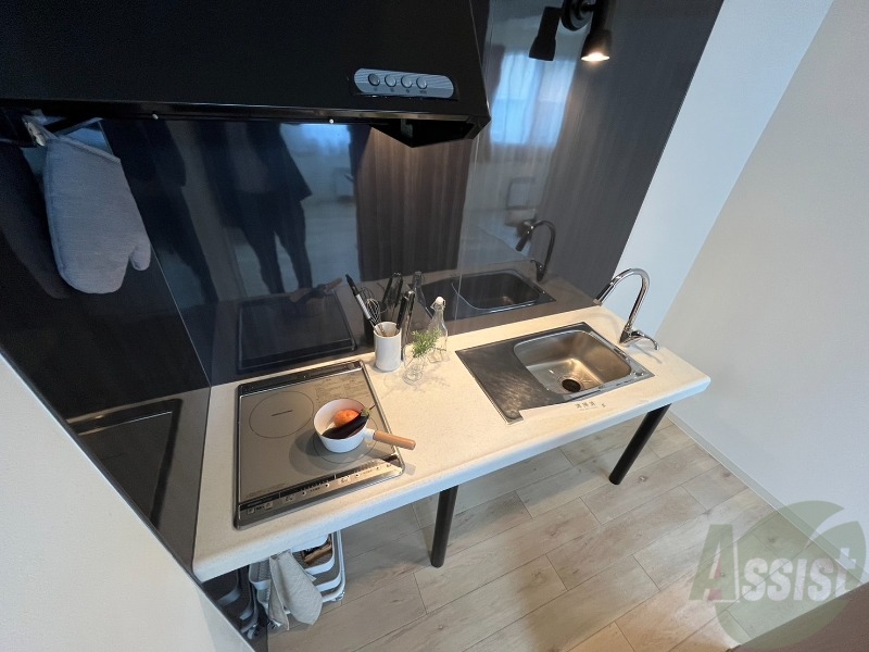 キッチン　システムキッチンなので、すぐお料理に使えます！