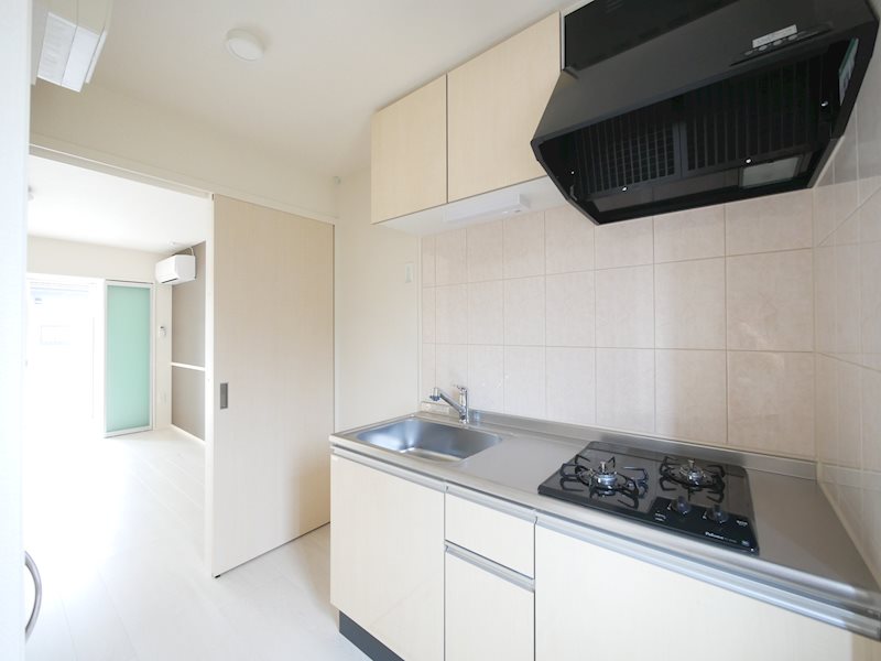 キッチン　システムキッチン（2口ガスコンロ付き）