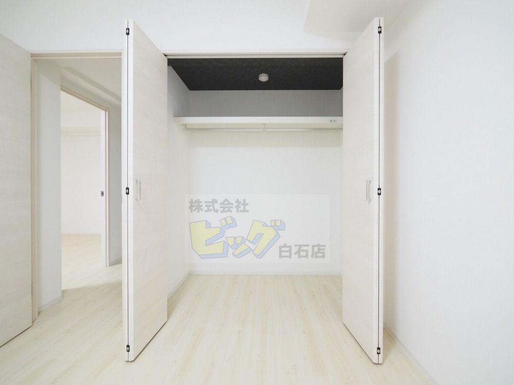 収納　各部屋にクローゼットを完備しています♪