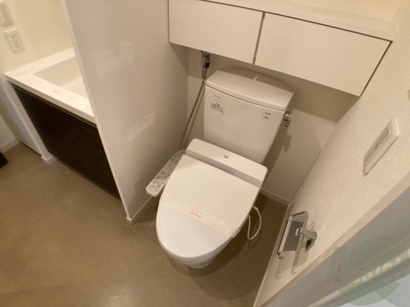 トイレ　ウォシュレットがついたトイレです。安心して使用できますね。