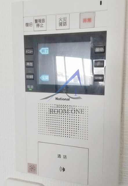 セキュリティ　モニター付きインターホンです。