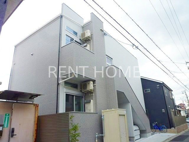 建物外観　デザイナーズのお洒落な外観です。