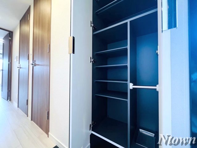 収納　たっぷりとした収納スペースです