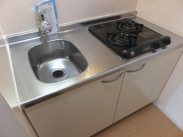 キッチン　システムキッチン２口コンロ