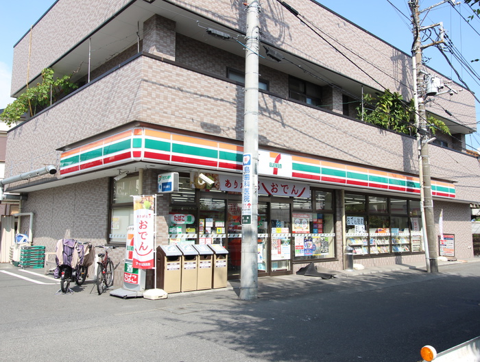 コンビニ　セブンイレブン 川崎明津店（コンビニ）まで90m