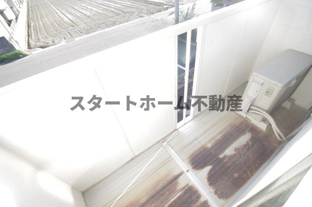 バルコニー　広々としたバルコニーです