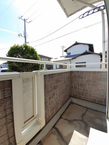 バルコニー　落ち着いた時間を過ごせるバルコニーです