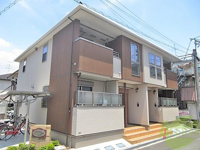 建物外観　豊中市服部南町「ハーフコート２番館」