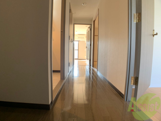 玄関　玄関からの風景です。広々としていいですね。