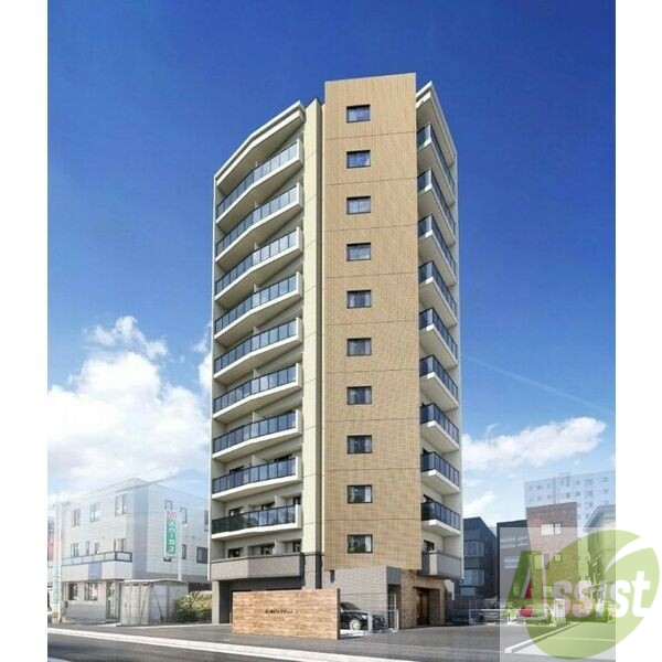 建物外観　中央区北１「ＴＨＥＳＥＲＡＭＭＡＲＵＹＡＭＡ」完成予想パース