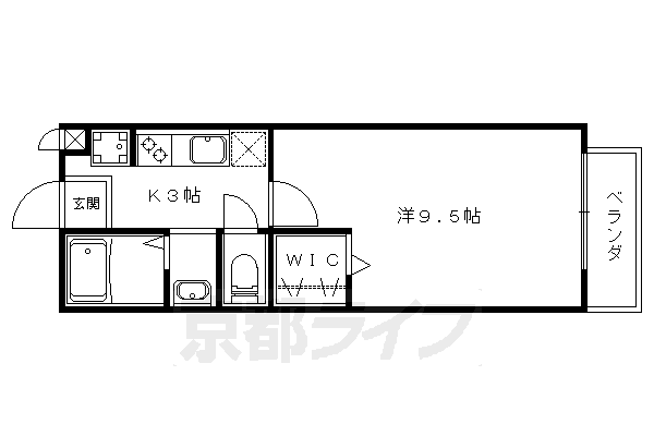ラクア安朱の間取り写真