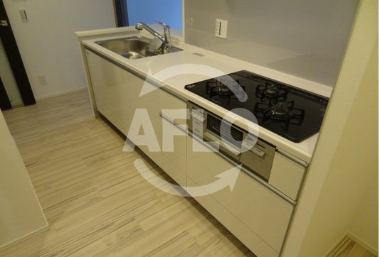 キッチン　クレヴィア大阪福島　使い勝手の良いシステムキッチン
