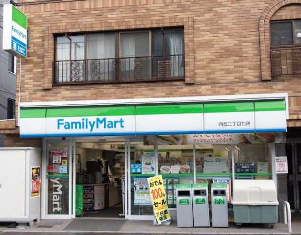 コンビニ　ファミリーマート向丘二丁目北店（コンビニ）まで111m