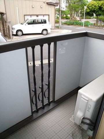 眺望　１階でも安心のバルコニーです