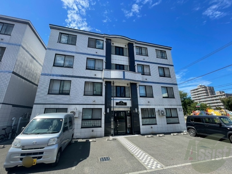 建物外観　札幌市西区二十四軒一条「グランメール２４－Ｄ」