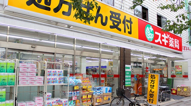 ドラックストア　スギ薬局南馬込店（ドラッグストア）まで877m
