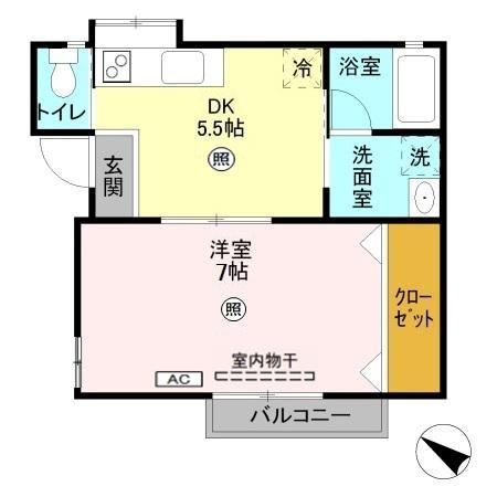 マイルーム藤 IVの間取り写真