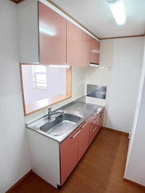 熊本市電健軍線 健軍町駅 徒歩38分 2階建 築21年のキッチン写真