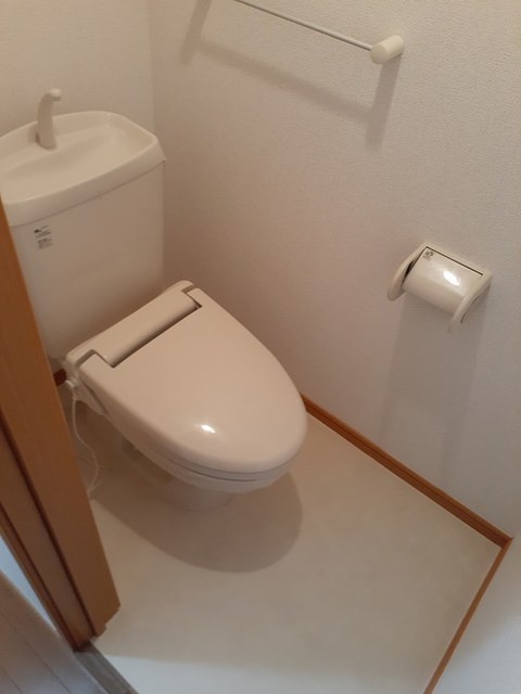 熊本市電健軍線 健軍町駅 徒歩38分 2階建 築21年のトイレ写真