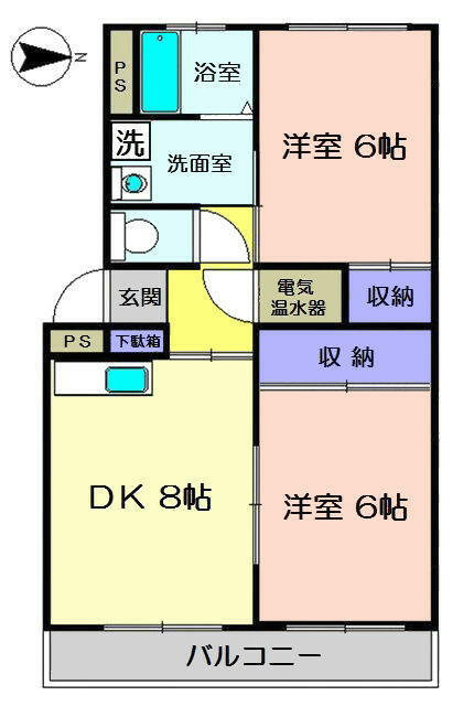 サンライズ三原の間取り写真