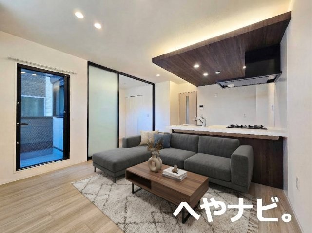 地下鉄東山線 岩塚駅 徒歩3分 3階建 新築の居間写真