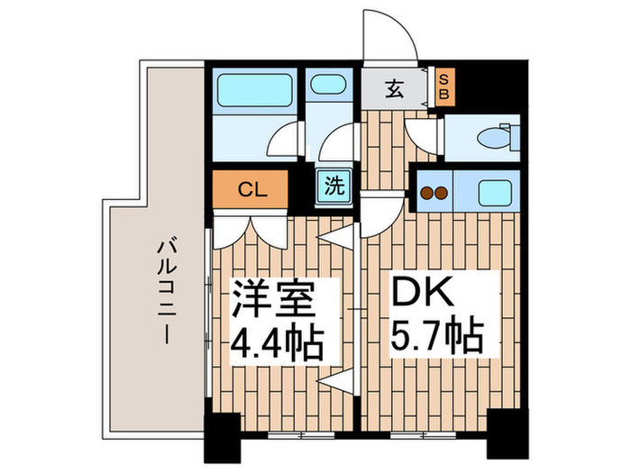 藤和シティ-ホ-ムズ島津山西の間取り写真