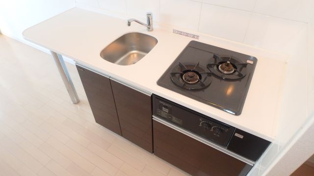 阪急宝塚線 中津駅 徒歩7分 14階建 築20年のキッチン写真